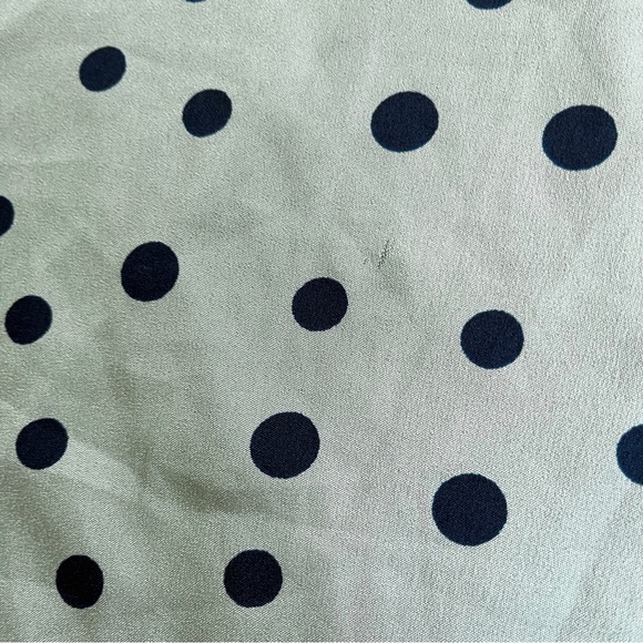 Vero Moda Mint Green Henna 2/4 Sleeve Wrap Mini Dress with Polka Print - Picture 16 of 16